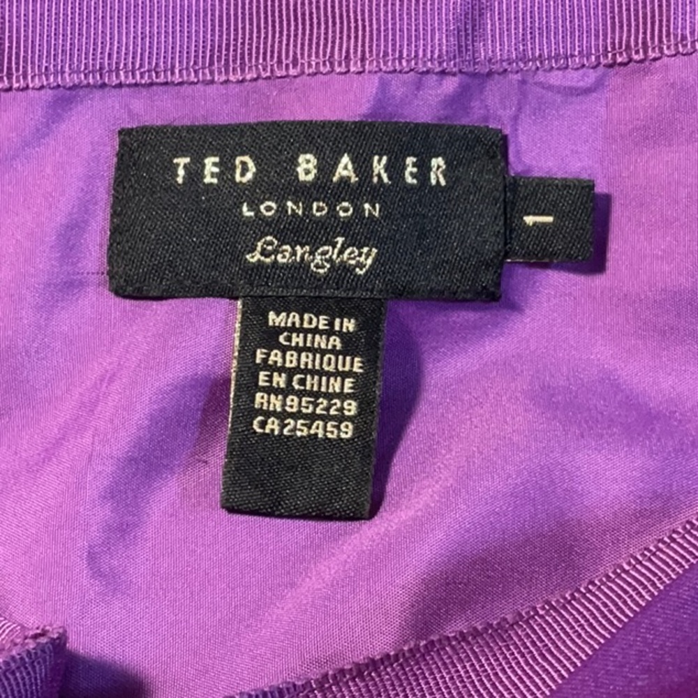 Ted Baker London Langley Collection Silk Tiered Sculptural Mini Skirt - Picture 9 of 11